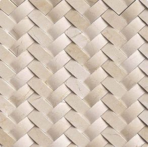 Crema Arched Herringbone - marble tile